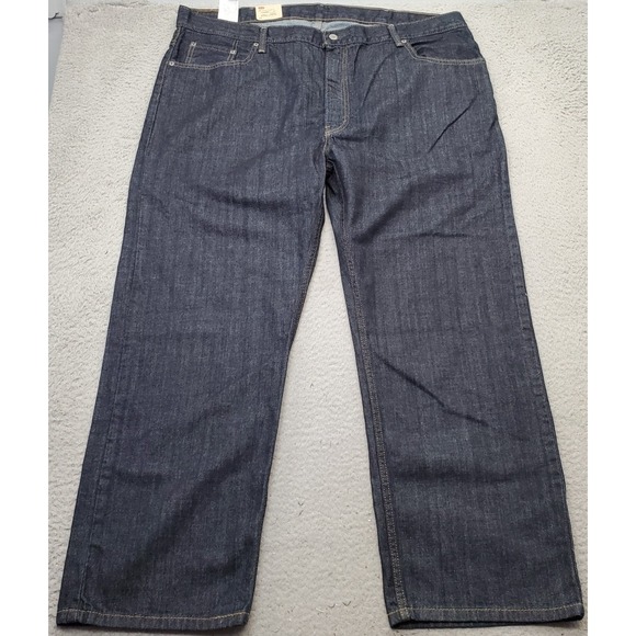 Levi's 559 Straight Leg Jeans Mens 44x30 Blue Relaxed Fit Red Tab Single Stitch - Picture 1 of 9